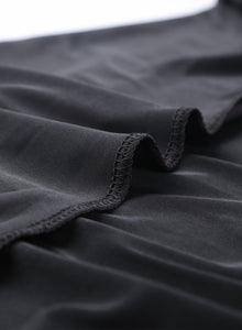 Organza Lingerie Negligé Set schwarz - Plussize - Detail Aschluss