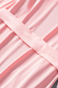 Kimono Harper in rosa mit Spiztendetails