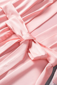 Kimono Harper in rosa mit Spiztendetails
