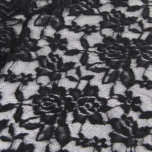 Spitzenbody Talea in schwarz von Organza Lingerie. Detailansicht Spitze.