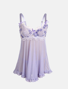 Babydoll Vivien von Organza Lingerie sexy Dessous, ausgefallenes Nachthemd-5