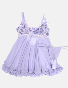 Babydoll Vivien von Organza Lingerie sexy Dessous, ausgefallenes Nachthemd-7