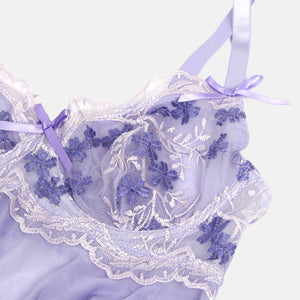 Babydoll Vivien von Organza Lingerie sexy Dessous, ausgefallenes Nachthemd-11