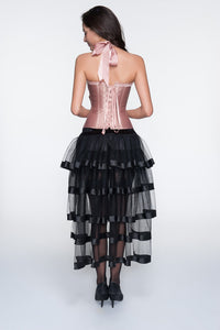 Korsage Amalia Puderrosa - organza-lingerie