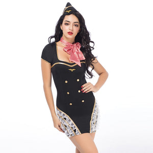 Stewardess Set 6907 - organza-lingerie