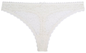 Spitzenstring Maggi Slip Detailansicht - Organza Llingerie