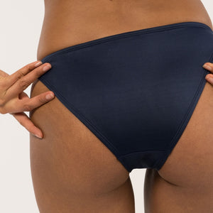 Ozeano Brazil Bikini in Dunkelblau Rückansicht - Organza Lingerie