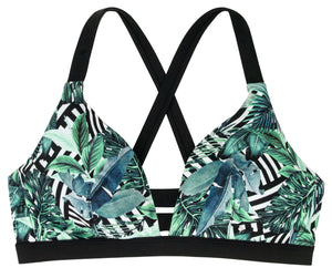 Jungle Triangel Bikinitop mit Jungelprint neu - organza-lingerie