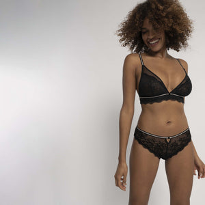 Polly Brazilian schwarz - organza-lingerie