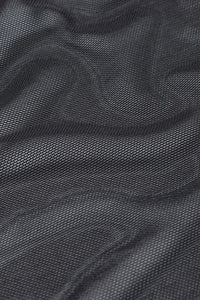 Spitzenhemdchen Rachel in schwarz LC31521 Detailansicht Mesh2 - Organza Lingerie 