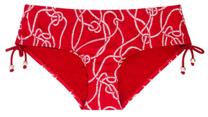 Curve Hipster Marina rot Detailbild - Organza Lingerie