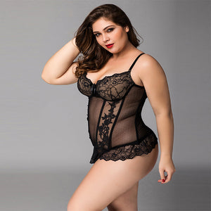 Korsage Plussize Set P71137 - organza-lingerie