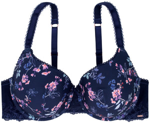 Curve T-shirt Bra Springflower Detailansicht - Organza Lingerie