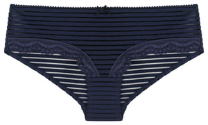 Hipster Slip Cara in blau Detailansicht - Organza Lingerie