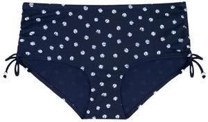 Dotty Curve Hipster blau mit Tupfen Detailbild - Organza Lingerie