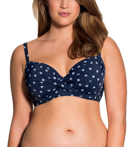 Dotty Curve Bikinitop mit Cups