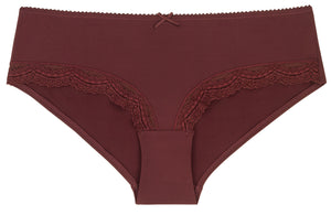 Joan Hipster bordeaux rot - organza-lingerie