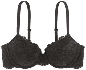 Lace schwarz A-F Cups Detailansicht - Organza Lingerie