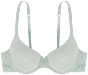 T-Shirt BH Lisa grau metallic - organza-lingerie