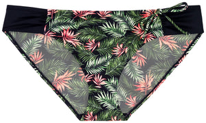 Curve Bikinislip Luna mit tropischem Print Detailbild - Organza Lingerie
