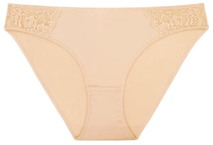 Slip Minouche nude Detailansicht - Organza Lingerie