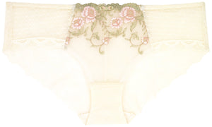 Princess Hipster ivory mit Rosen Applikationen - organza-lingerie